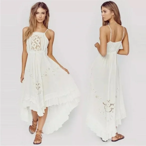 Spell Island Bonita Midi strappy Dress looks new XS - Picture 1 of 16